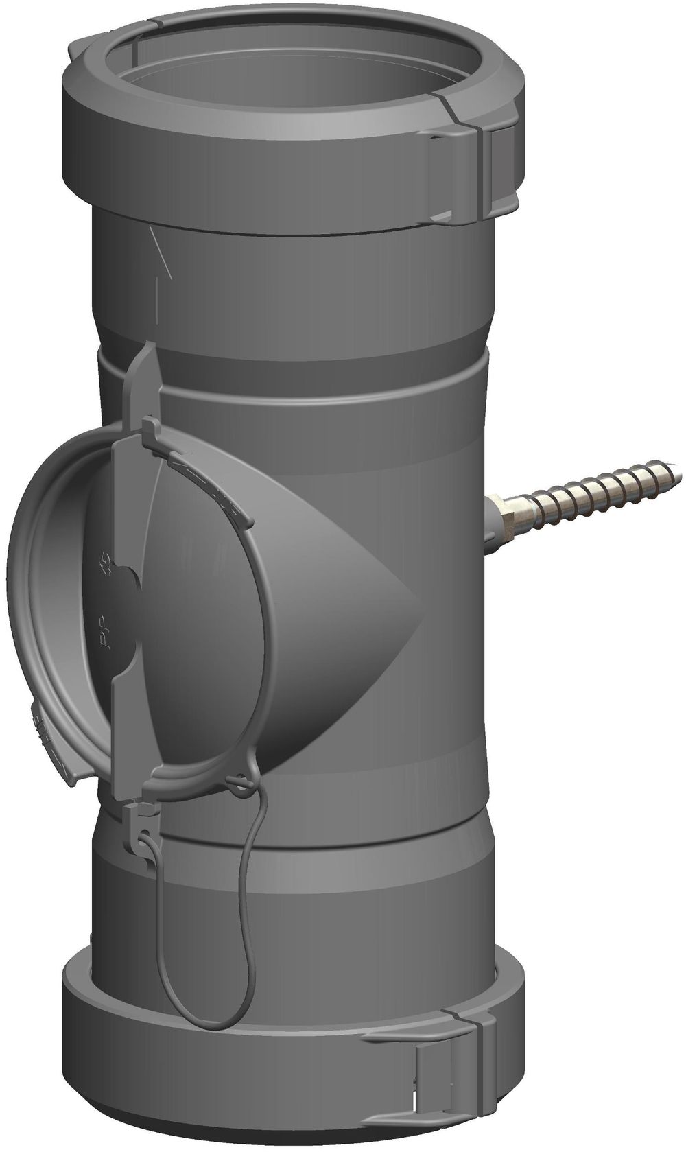 ATEC Kontrollrohr DN 100 flexibel inkl. Befestigung, 2304