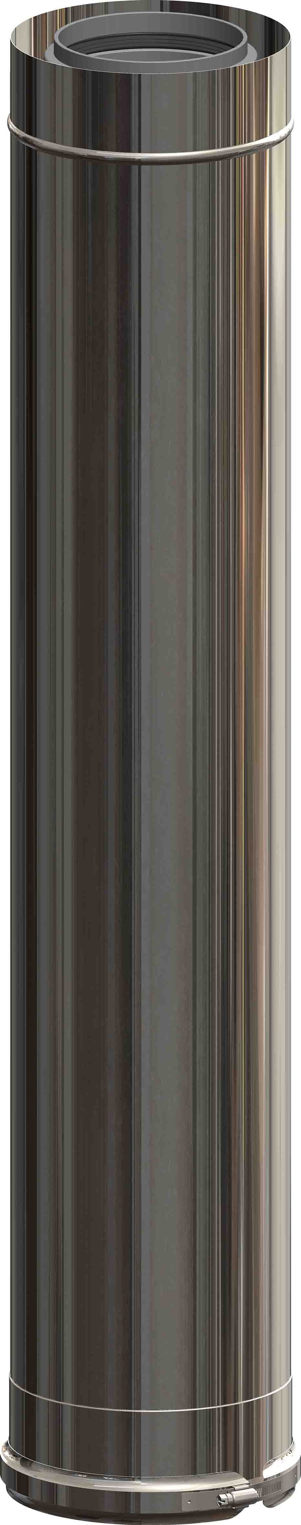 ATEC Rohrelement DN125/190 L=940mm Edelstahl blank kürzbar, 704719