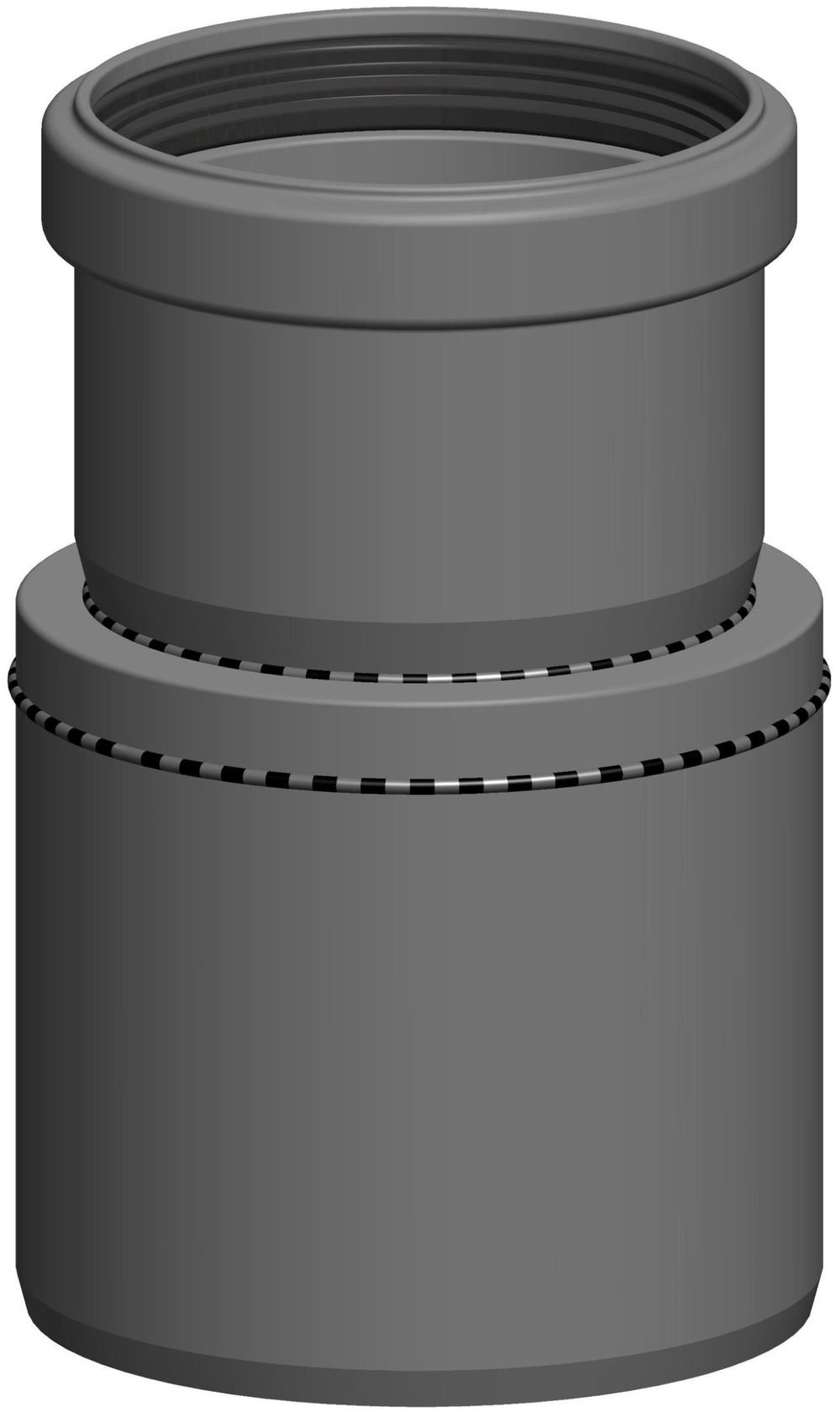 ATEC Reduktion D 100/ DN 80 zentrisch , 1141