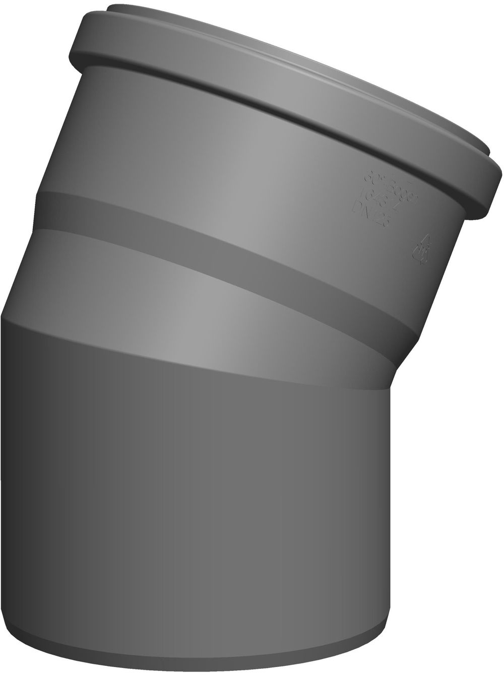ATEC Bogen 30 Grad DN 125 einwandig, 4314