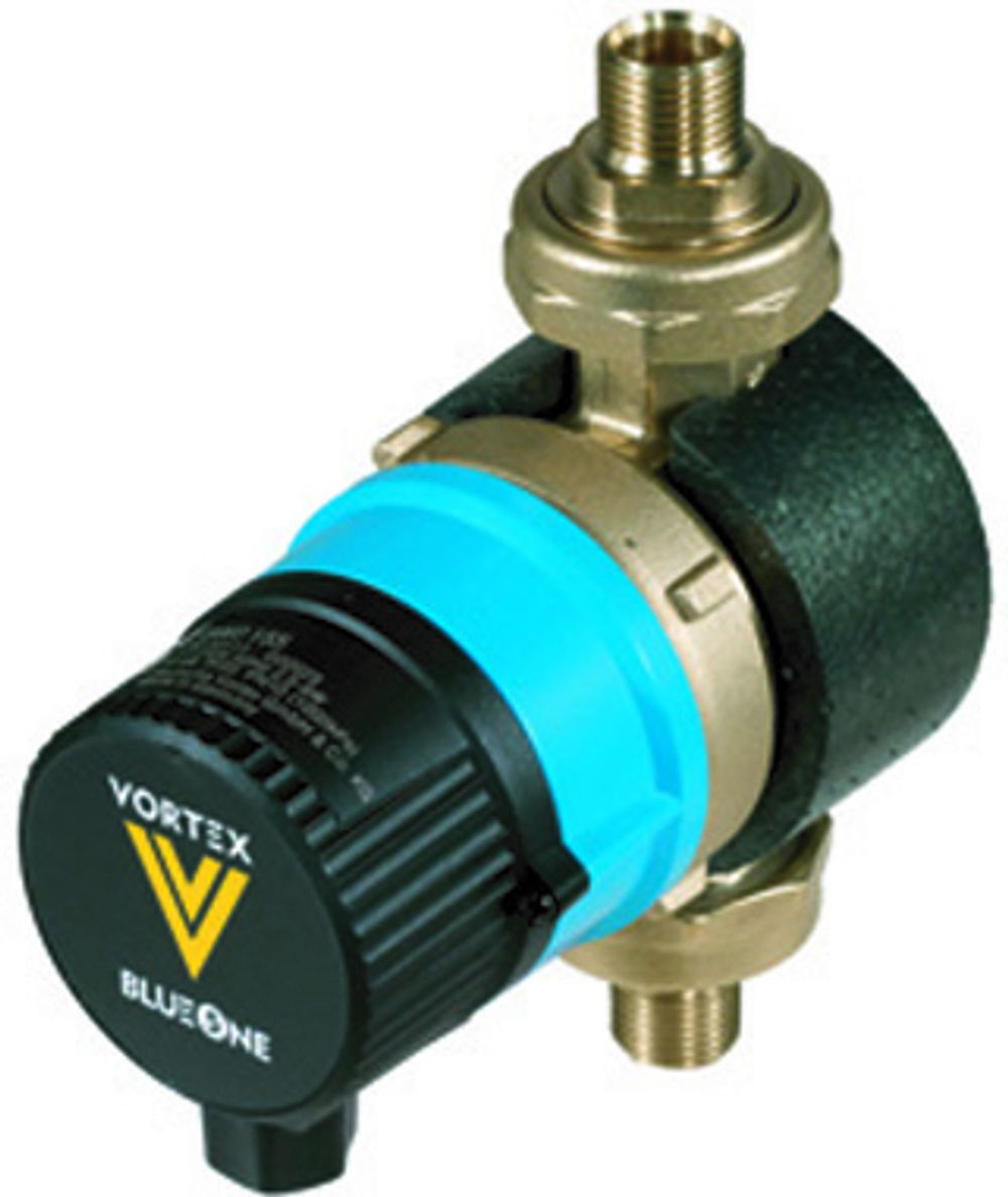 Vortex Pumpe BWO 155 V, Rückschlagventil, Absperrhahn, Isolierschale, Gewinde-/Löt-Verschraubungssatz, ECM-Kugelmotor mit Drehzahleinstellung, 433-111-001