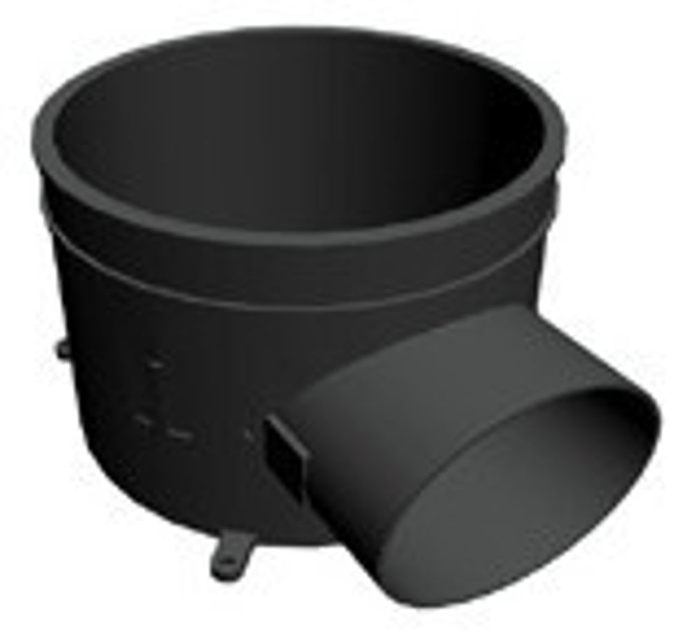 Pluggit Winkelstutzen DN150-80 inkl. Putzschutz, EVWS1