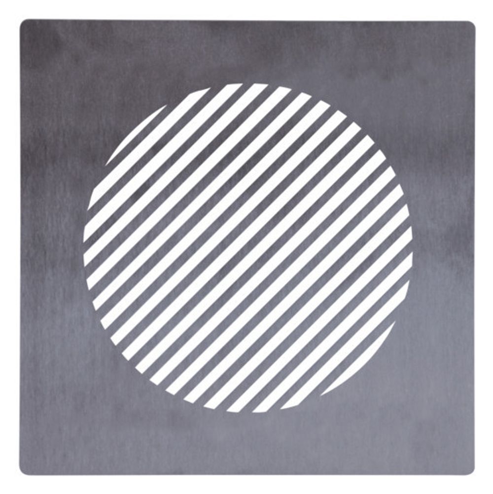 Pluggit Abluftblende aus Edelstahl, Design Bar, EVBP4