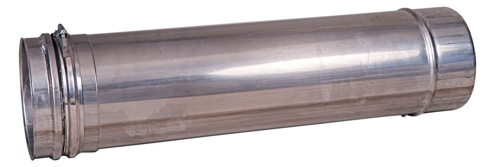 Pluggit Edelstahlrohr DN150, Länge 460 mm, LTR150-460EG