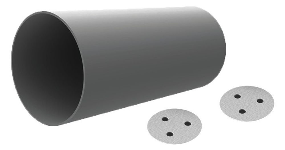 Pluggit Montagerohr für iconVent 160 / 170, Länge 500 mm, ICV160H5