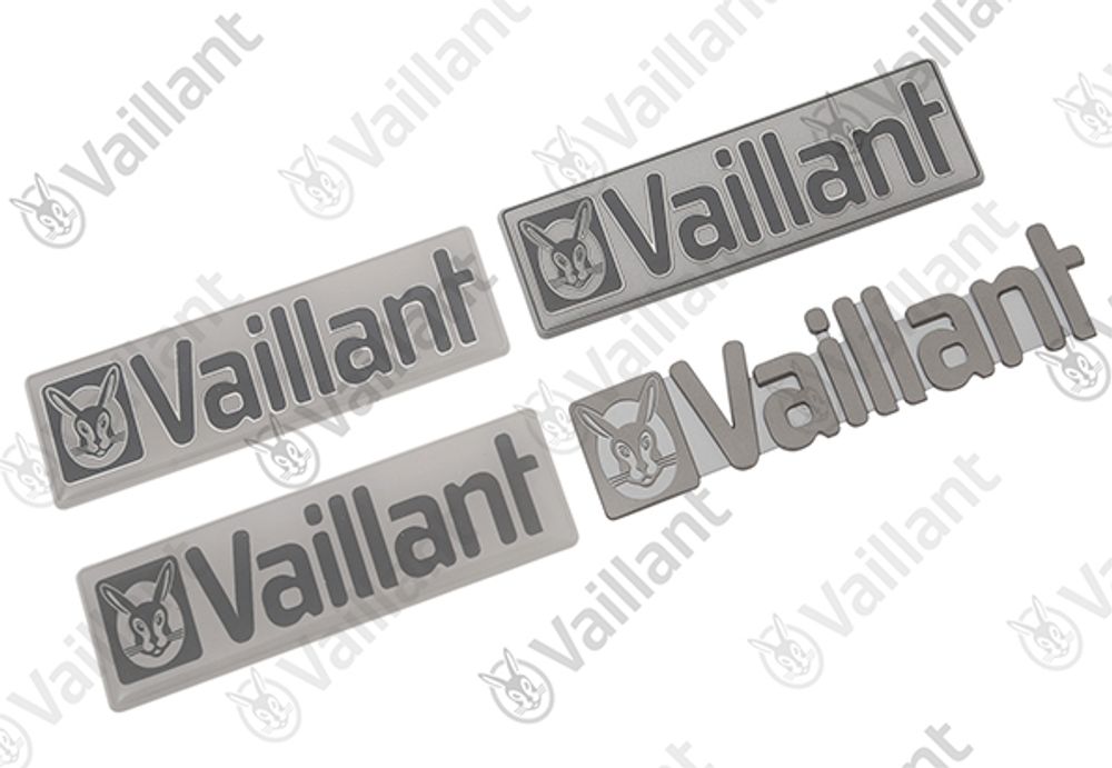 VAILLANT Firmenschild, Set VC 104/3-E u.w. Vaillant-Nr. , 118096
