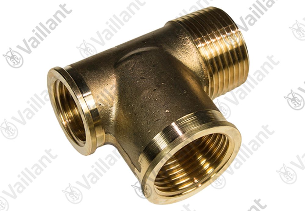 VAILLANT T-Stück, K.F.E.-Hahn/Speicher VSC 126+196/2-C 140/150 u.w. Vaillant-Nr. , 129257