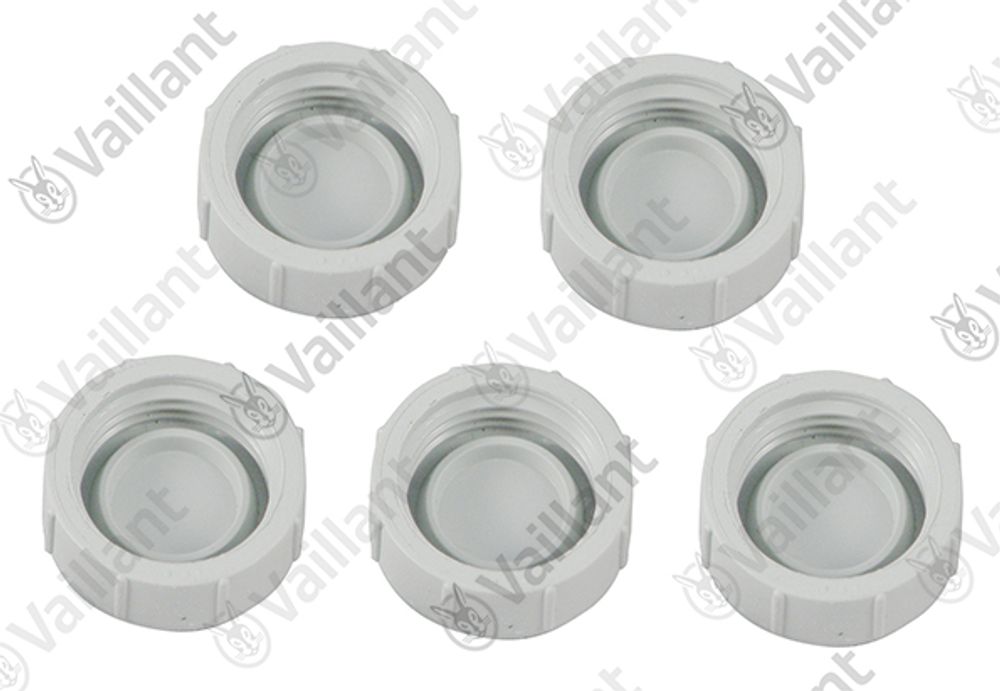 VAILLANT Kappe, (x5) Anschluss an 80 PP (starr) 60/100 u.w. Vaillant-Nr. , 147392