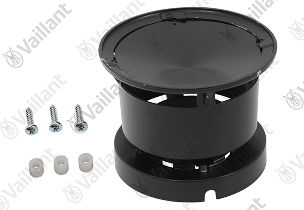 VAILLANT Abgashaube, schwarz Zub. 303200-3, 303205, 303926 Vaillant-Nr. , 178411