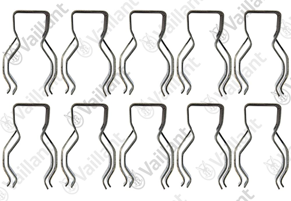 VAILLANT Klemmfeder, PWT, (x10) VWF 58+88+118/4 u.w. Vaillant-Nr. , 219621