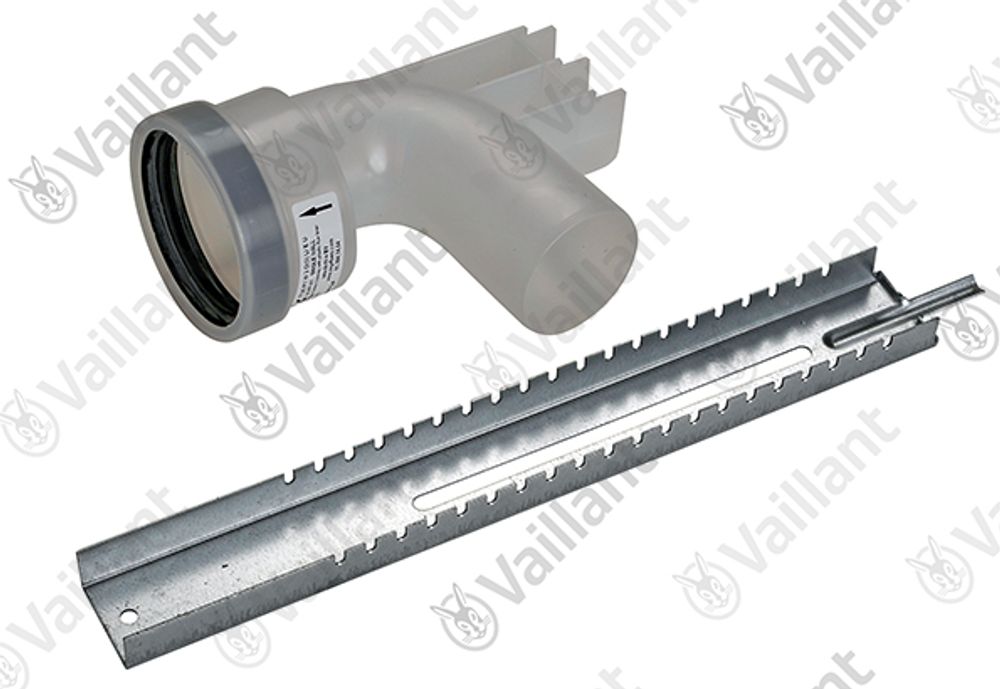 VAILLANT Bogen, Stützbogen 60-80 PP Anschluss an 80 PP (starr) 60/100 u.w. Vaillant-Nr. , 284742