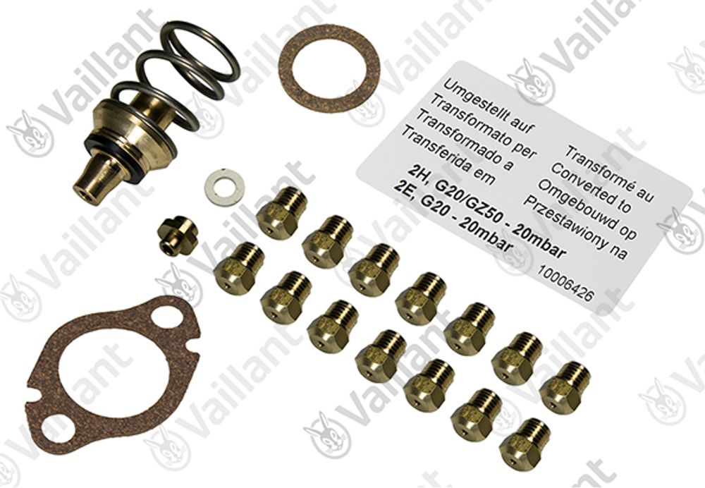 VAILLANT Umrüstsatz auf H MAG 14-0/0 XZ Vaillant-Nr. , 311821