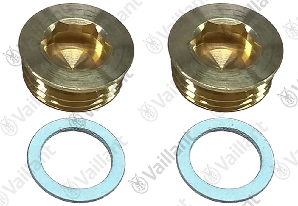 VAILLANT Stopfen, Set a 2 St. VC 10+15+20+25+30 CS/1-5 R1 u.w. Vaillant-Nr. , 0020052070