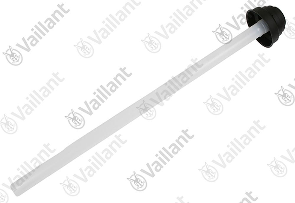 VAILLANT Abgashaube, schwarz m. Abgasrohr DN60 Zub. 303900 DDF Vaillant-Nr. , 0020070982