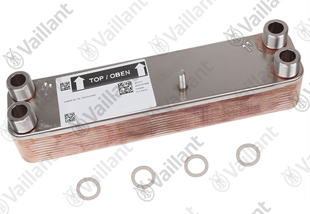 VAILLANT Wärmetauscher, 21 Platten VPM 20/2 S Vaillant-Nr. , 0020174713