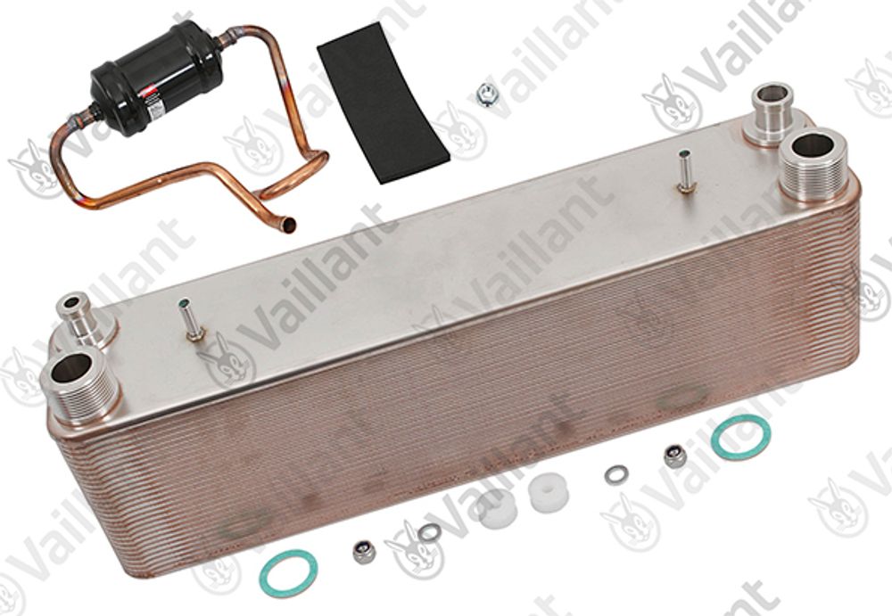 VAILLANT Kondensator (WT), 56 Platten VWF 157/4 Vaillant-Nr. , 0020222899
