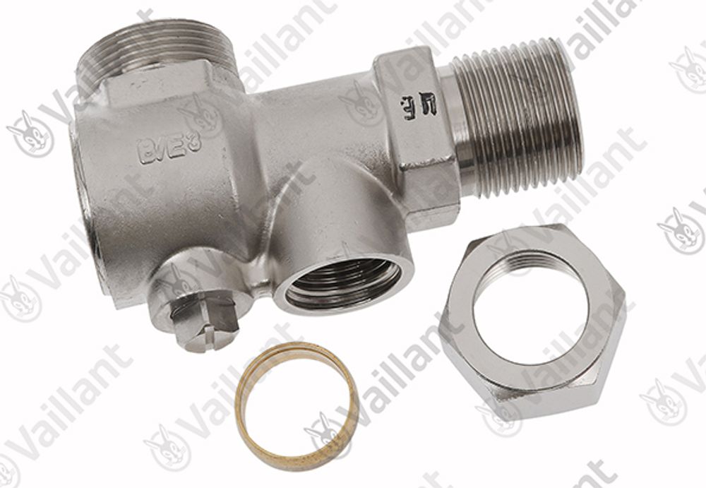 VAILLANT Wartungshahn, Eck Rp 3/4 306703 Install.-Set VC Unterputz, u.w. Vaillant-Nr. , 0020224254