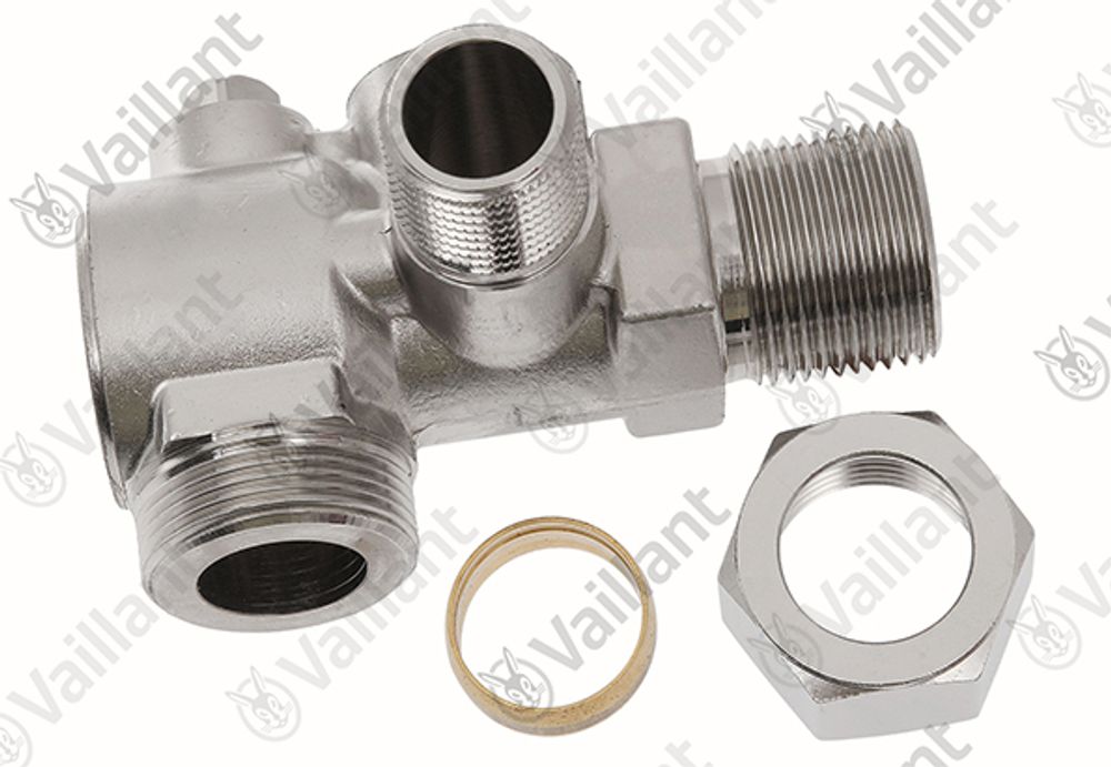 VAILLANT Wartungshahn, Eck Rp 3/4 306703 Install.-Set VC Unterputz, u.w. Vaillant-Nr. , 0020224255