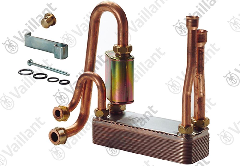 VAILLANT Wärmetauscher BW, U-Satz VCW 204+254 XE u.w. Vaillant-Nr. , 064884