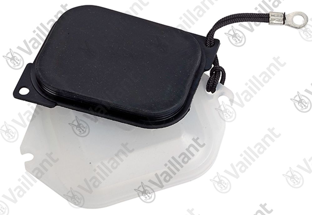 VAILLANT Deckel, mit Dichtung EPDM Anschluss an 80 PP (starr) 60/100 u.w. Vaillant-Nr. , 078936