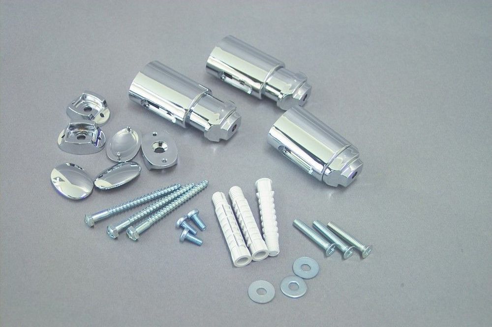 BRÖTJE Montage-Set newclassic verchr (3 Halter), 971041