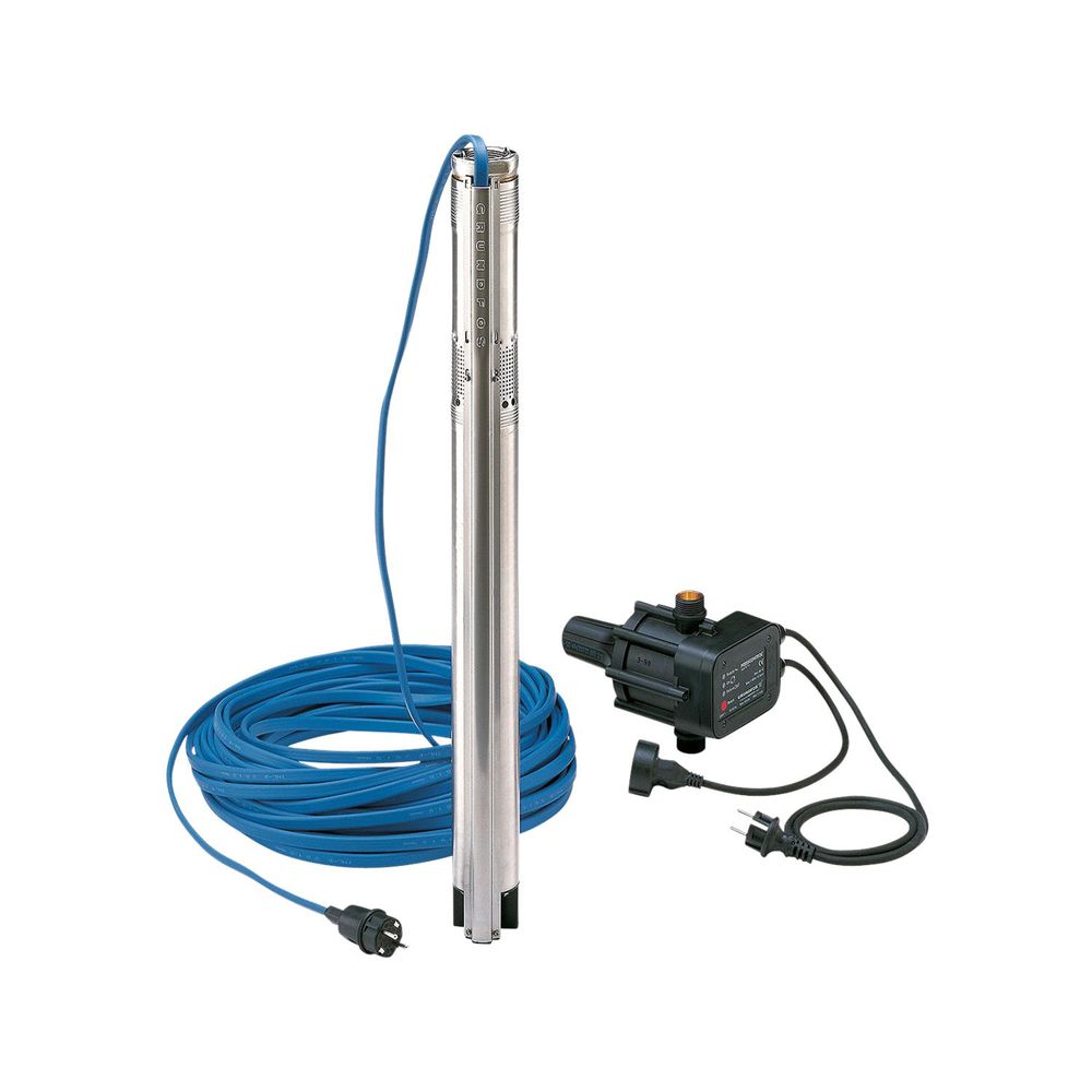 Beregnungspaket Grundfos SQ 2-55 m.30m Kabel m.10 Kabelbinder u.PM 1, 96585940
