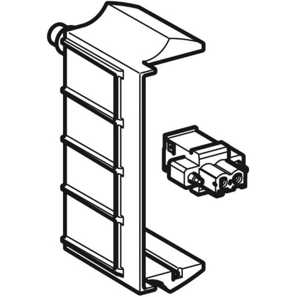 Geberit Anschlussklemme mit Abdeckung, 241947001
