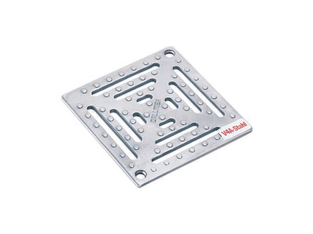 DALLMER Rost RHS 140, 1,5 mm, rutschh., verschr., 140 x 140 mm, 501783