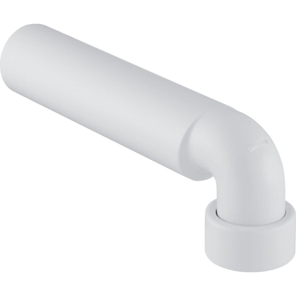 Geberit Anschlussbogen 90° mit Überwurfmutter: d=50mm, d1=40mm, weiß-alpin, 252240111