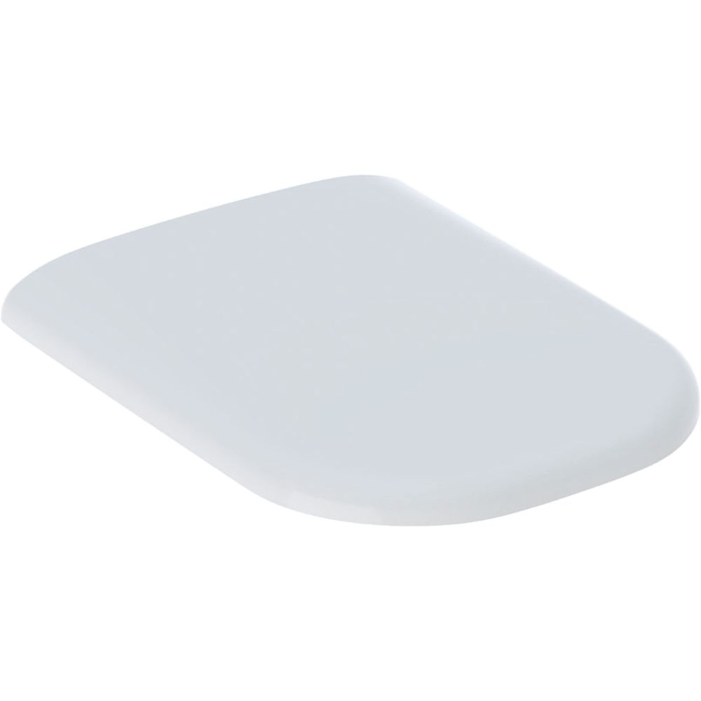 Geberit Smyle WC-Sitz m.AS-Autom., WrapOver,chrom Scharnier,Bef.v.o.,weiß, 500236011
