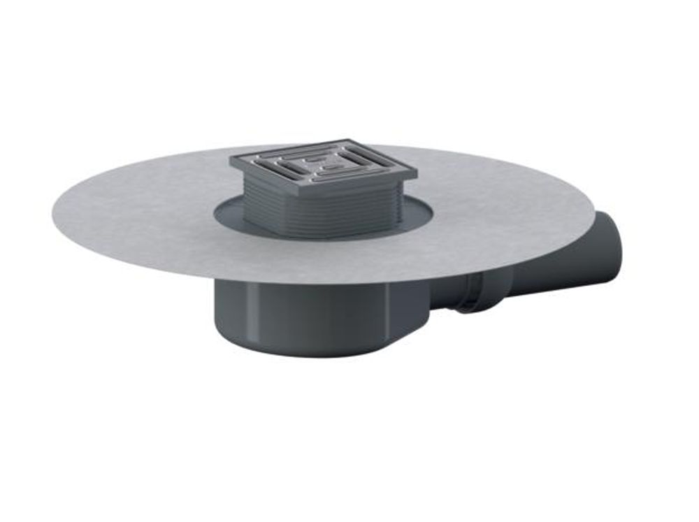 DALLMER Bodenablauf DallDrain Pure OM, DN 50, 100 x 100 mm, 517548