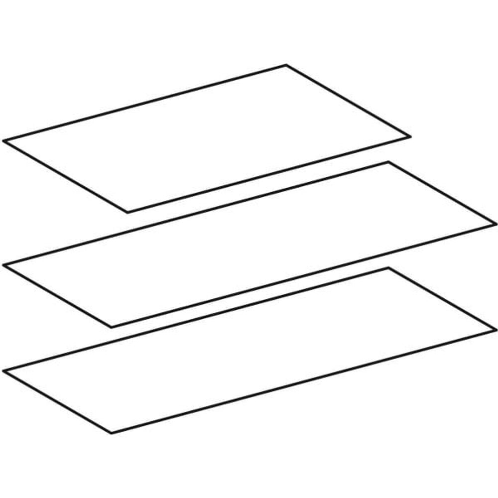 Geberit Set Antirutschmatten f.Waschtisch-Unterbau it!,B=700mm, 597265000