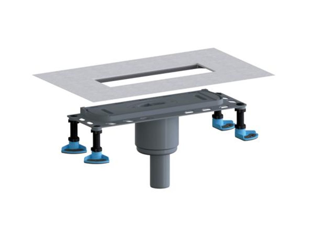 DALLMER Ablaufgehäuse DallFlex senkrecht, DN 50, 539076