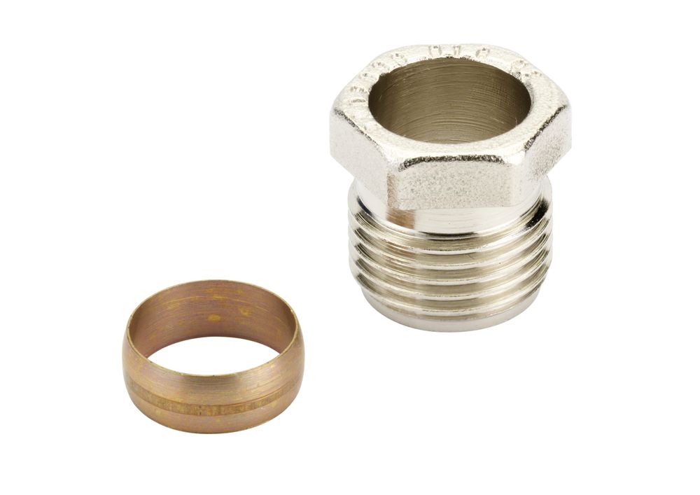 Danfoss Klemmverbinder R 1/2 Außengewinde auf 16mm für Stahl- und Kupferrohre (10St,), 013G4116