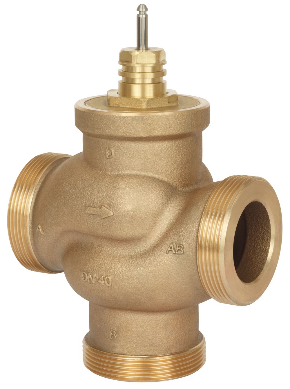 Danfoss 3-Wege-Mischventil VRB 3 DN15 Kvs 2,5, PN16, RG5, 065Z0154