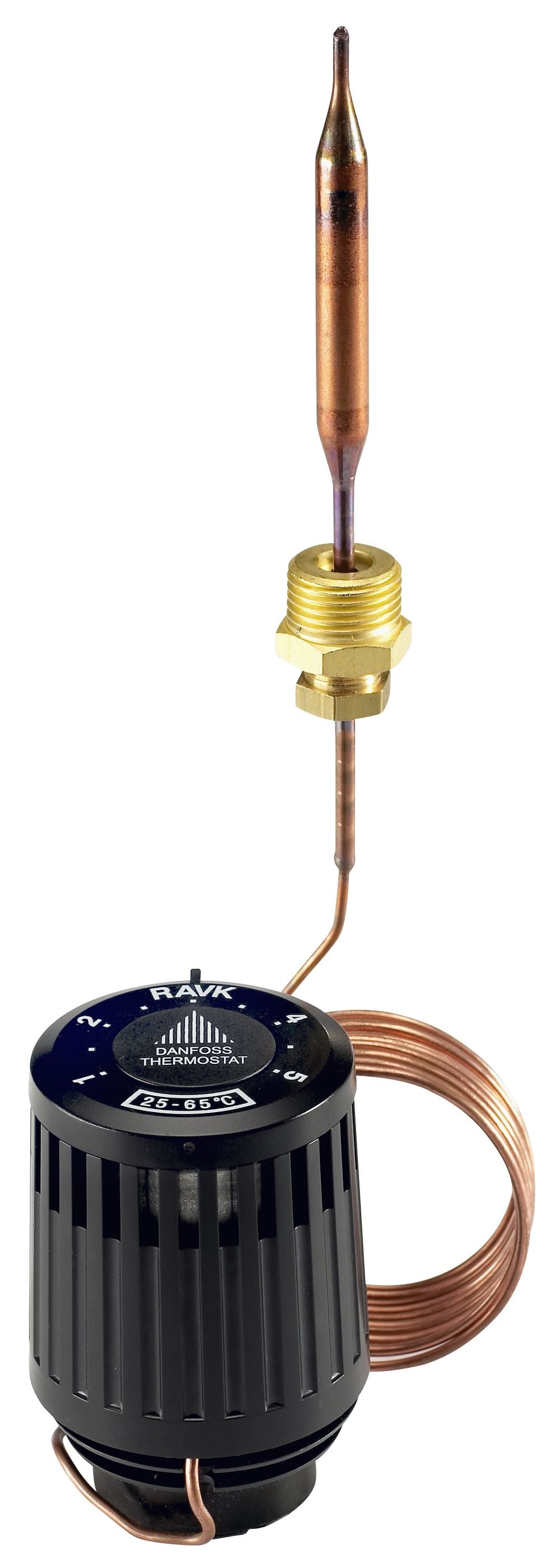 Danfoss Thermostatisches Element RAVK Fernfühler, 25-65C, Kapillare 2,0 m, 013U8063