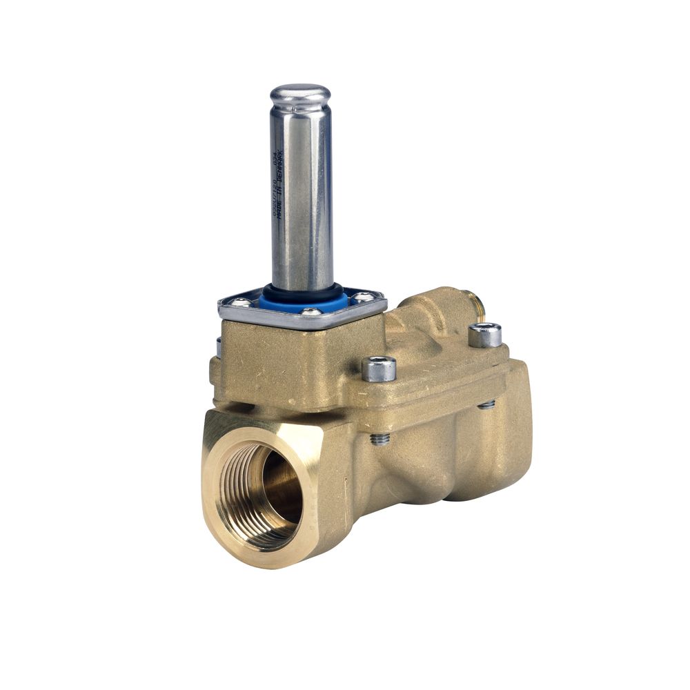 Danfoss Magnetventilgehäuse Eckventil 220B 20B G 3/4, kvs 8,0, servogesteuert, NC, 032U7120