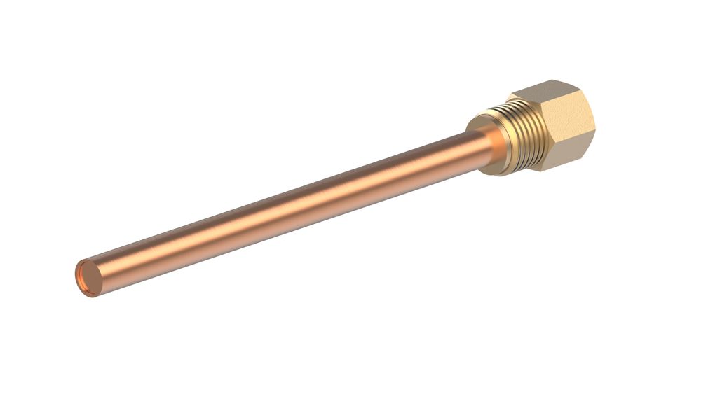 Danfoss Tauchrohr R 1/2 Messing 182 mm, für AVTB, AVTB, 013U0290