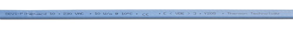 Danfoss ECpipeguard-10 (SLPG), blau Schutzgeflecht (Schutzklasse I), 10 W/m, 088L1100