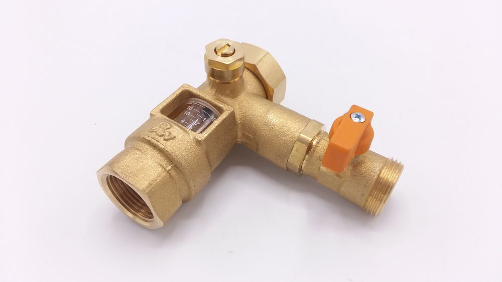 Remeha Flowmeter 3/4 3-22L/Min + KFE-Hahn, 7631032