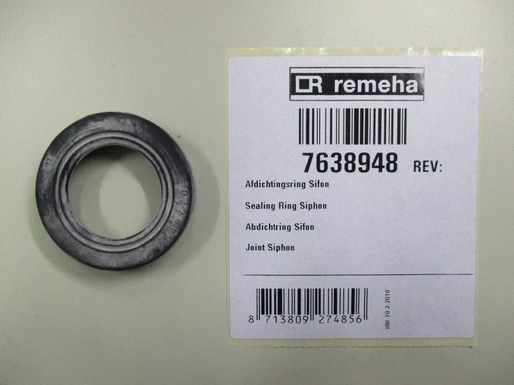 Remeha Dichtung Sifon, 7638948