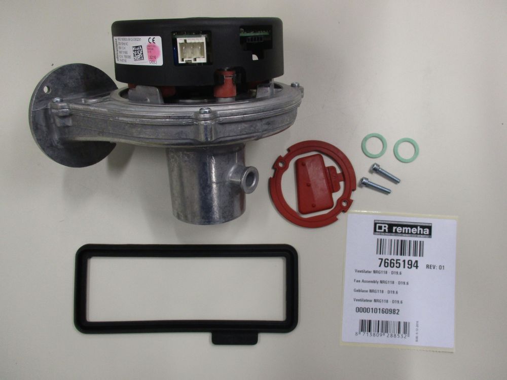 Remeha Ventilator NRG118 - D19.6, 7665194