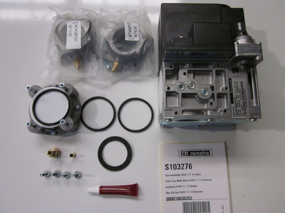 Remeha Gasblock VR432 1 1/4 6 Glieder, S103276