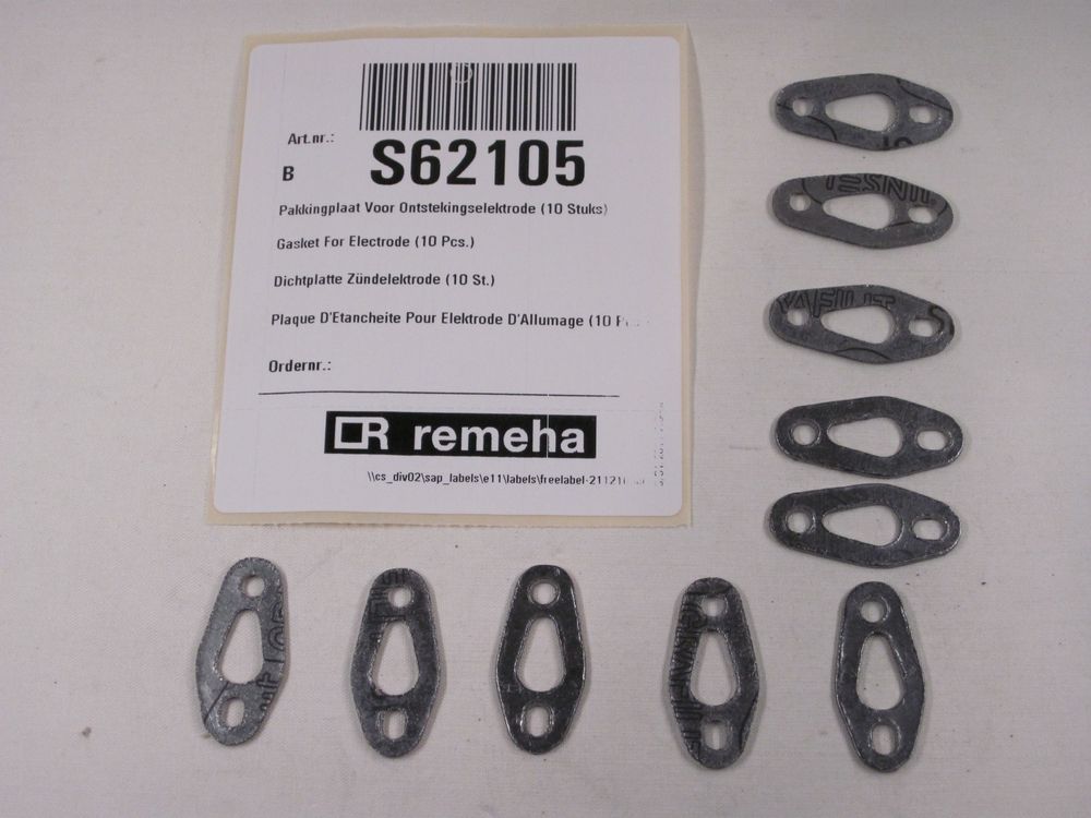 Remeha Elektrodendichtung (10x), S62105
