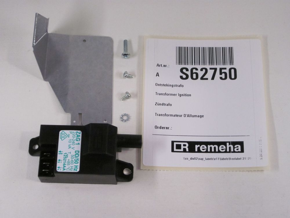 Remeha Zündtrafo, S62750