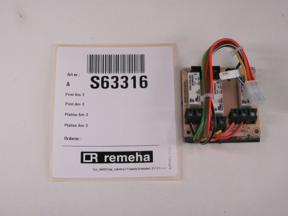 Remeha Platine Am3-2 (3 Relais), S63316