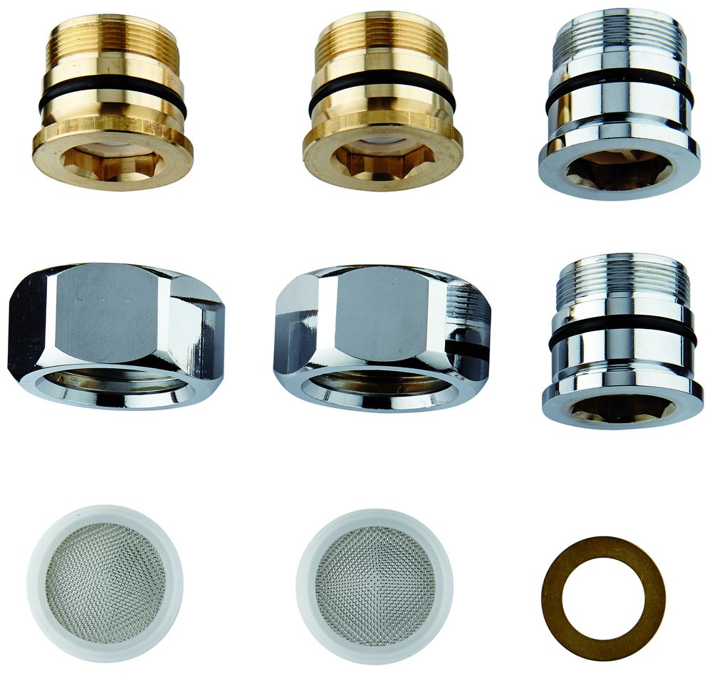 GROHE Anschlussverschraubung 47473 mit Rückflussverhinderer chrom, 47473000