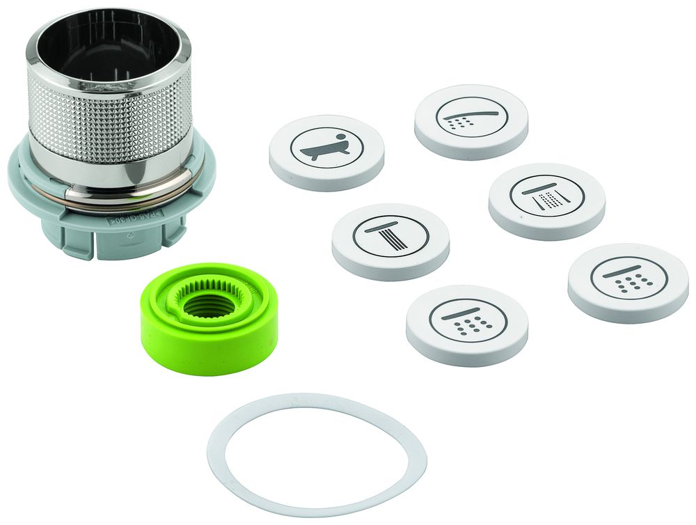 GROHE Druckknopfbetätigung 48361 für SmartControl Unterputz supersteel, 48361DC0