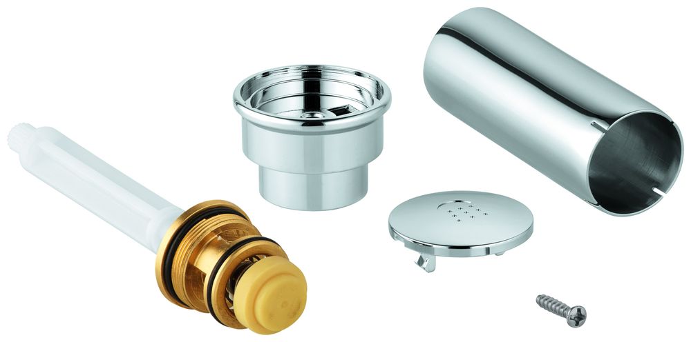 GROHE Umstellknopf 46485 f.Wanneneinlauf 3-Loch-Wannenkombination chrom, 46485000