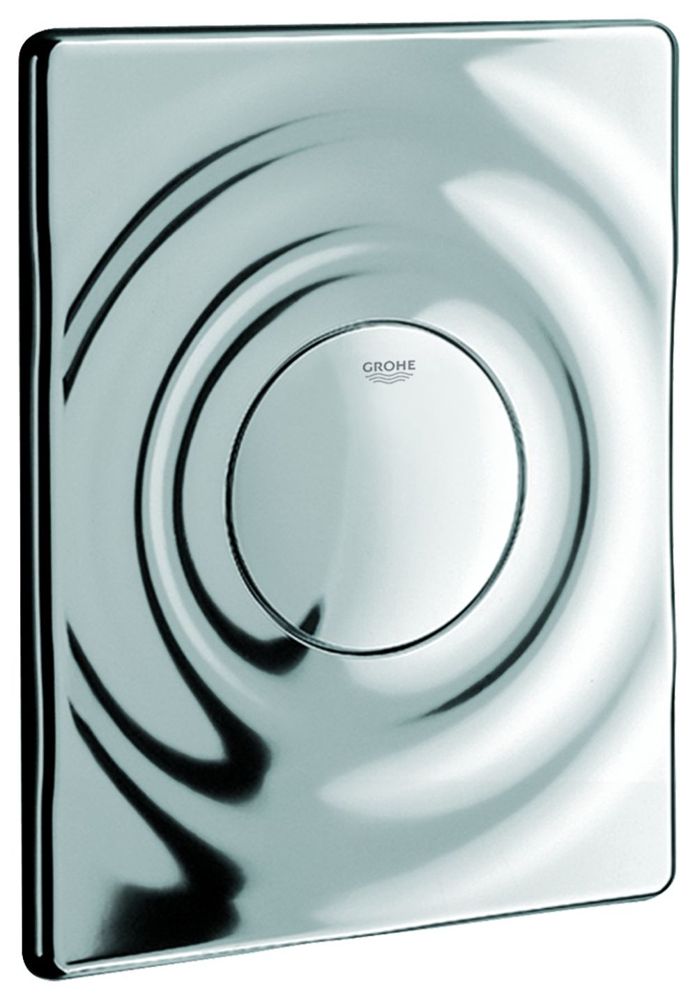 GROHE WC-Betätigung Surf 37063 156x197mm mit Druckknopfbetätigung chrom, 37063000